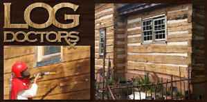 Log Home Staining Log Home Sealing and Log home staining